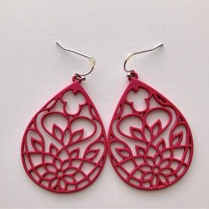 Pink earrings